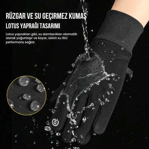 ThermoGlov™ Termal Eldiven - Soğuk ve Islak Ellere Veda Edin!