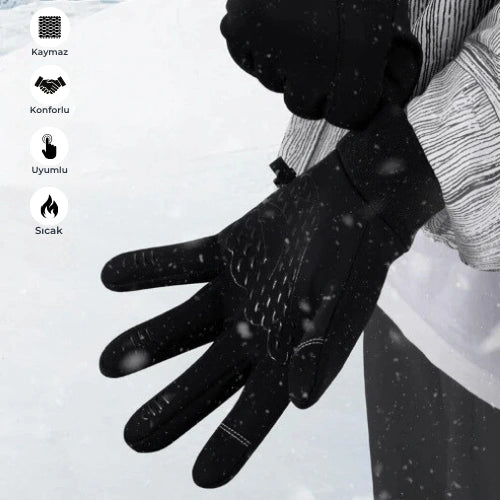 ThermoGlov™ Termal Eldiven - Soğuk ve Islak Ellere Veda Edin!