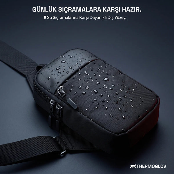 ThermoGlov Unisex Kompakt Çapraz Omuz/Göğüs Çantası