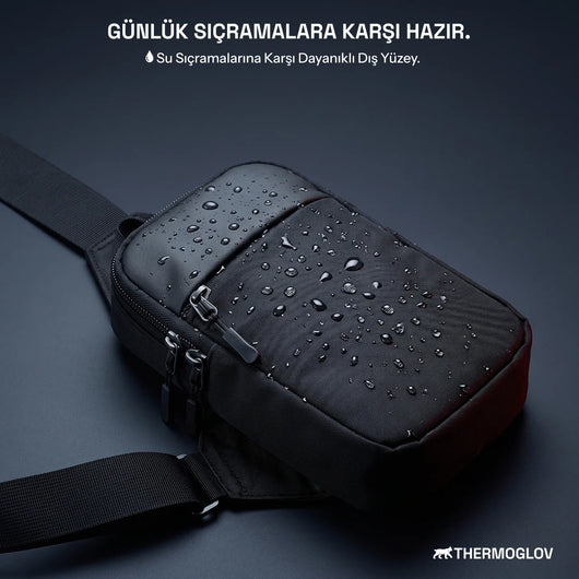 ThermoGlov Unisex Kompakt Çapraz Omuz/Göğüs Çantası