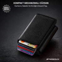 Kompakt Mekanizmalı Cüzdan