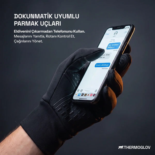 ThermoGlov™ Termal Eldiven - Soğuk ve Islak Ellere Veda Edin!