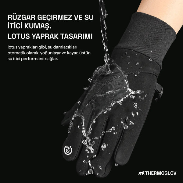 ThermoGlov™ Termal Eldiven - Soğuk ve Islak Ellere Veda Edin!