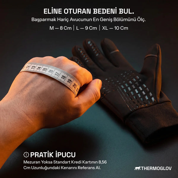 ThermoGlov™ Termal Eldiven - Soğuk ve Islak Ellere Veda Edin!