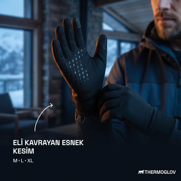 ThermoGlov™ Termal Eldiven - Soğuk ve Islak Ellere Veda Edin!