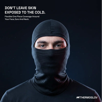 ThermoGlov™ Unisex Thermal Balaclava – One Layer. Full Coverage.