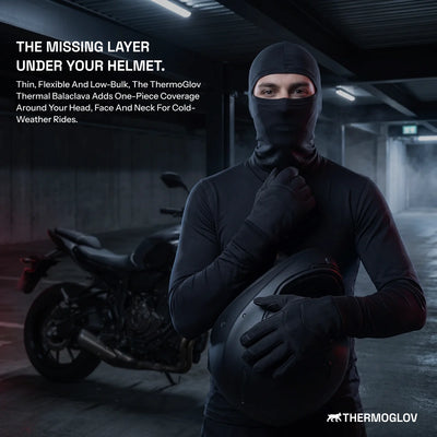 ThermoGlov™ Unisex Thermal Balaclava – One Layer. Full Coverage.